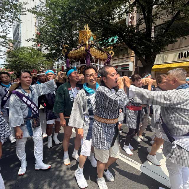 【2026年7月26日】芝浦まつり3日目の神輿渡御に参加