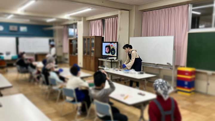 特別支援学級のアビリンピック教育を視察