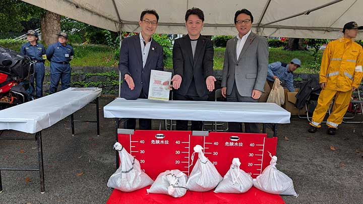 港区・四消防署合同水防訓練に参加