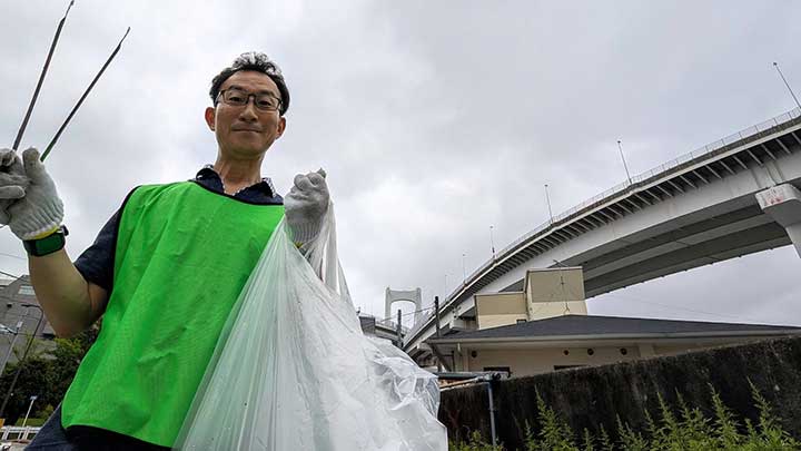海岸町会のクリーン作戦に参加しました