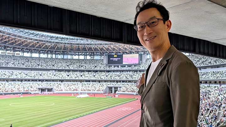 港区立小学校連合運動会で応援しました