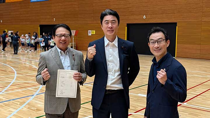 特別支援学級合同運動会を観戦しました